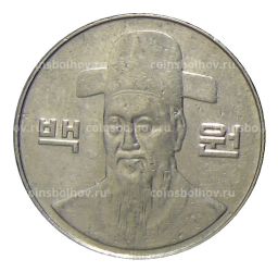 100 вон 2008 года Южная Корея