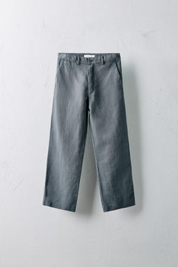 6-10 YEARS/ LIMITED EDITION COTTON LINEN TROUSERS