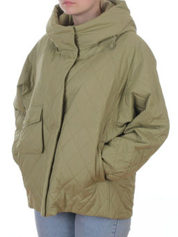 9606 LT. GREEN Куртка стеганная демисезонная женская (100 гр. холлофайбер) - Fashion фото 7