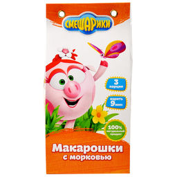 Смешарики Макарошки с Морковью 250гр.
