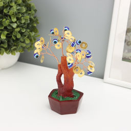 Бонсай декоративный «Денежное дерево», 16 глазок, 32 монеты, 16×6.7×5.2 см