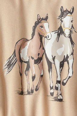 Camiseta de algodon con estampado - H&m фото 2