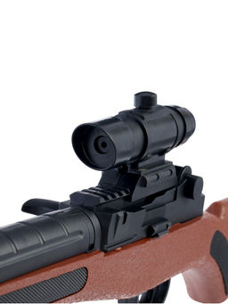 Винтовка Защитник, с лазером, с штык-ножом, стреляет пульками 6 мм - Simaland фото 3