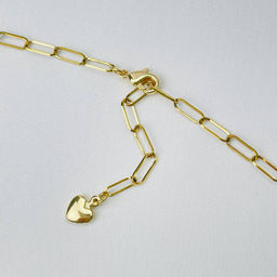 Колье на цепочке с Сердоликом, Жемчугом, Бирюзой и Перламутром 38/45 см