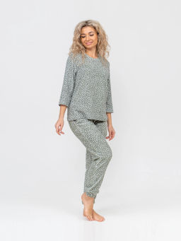 Костюм женский, цвет зеленый