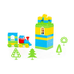 Конструктор Строитель (Макси-плюс, 350 элементов) (в мешке) - Полесье фото 4