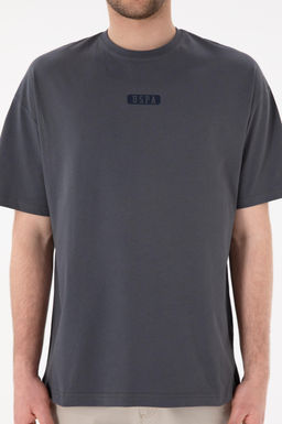 Erkek Oversize Fit Bisiklet Yaka Antrasit Ti__rt Sepette S_rpriz _ndirim - U.s. polo assn фото 7