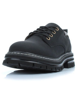 03-P8204-2 BLACK Полуботинки женские (натуральная кожа, нубук)