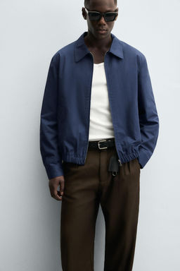 REGULAR FIT COTTON JACKET - Zara фото 6