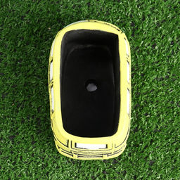 Горшок для цветов «Автобус», 300 мл, 13×7.5×6.4 см, керамика, жёлтый