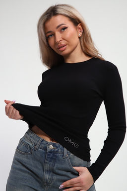 Лонгслив женский облегающий со швом ЛГ-03