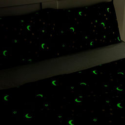 Комплект: пододеяльник и 2 наволочки Звездное небо 143х215 см, 50х70 см - 2 шт, 100% хлопок - Этель фото 2