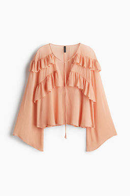 Blusa de volantes efecto arrugado - H&m фото 5