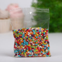 Цена за 2 шт. Посыпка кондитерская Звёзды, ассорти, 50 г - Кондимир фото 2