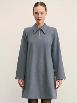 Платье мини с отложным воротником / Zarina  фото 3