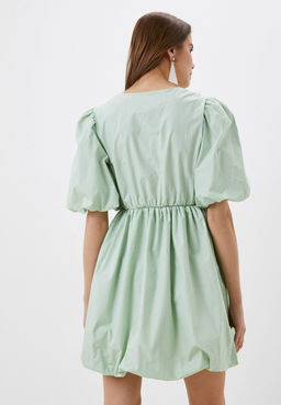 Светло-зеленое мини-платье - Incity фото 13