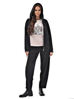 Лонгслив с принтом трикотаж пенье - А+б коллекция фото 26