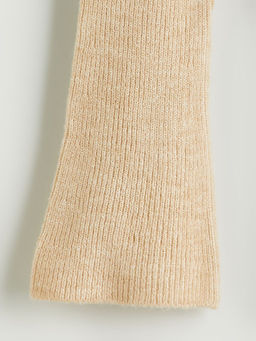 K?z ?ocuk Bebe Yaka Bluz, Triko S?veter ve Pantolon Tak?m