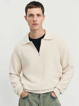 Джемпер relax fit на молнии / Zarina