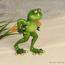 Фигурка Лягушка с серфингом 15 см / YX89026 /уп 16/А