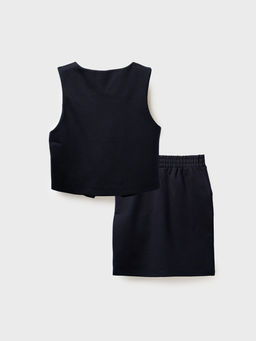 PlayToday / Комплект для девочки: жилет, юбка фото 3