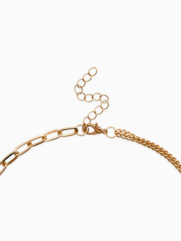 Цепь «Карабин», L=40 см, цвет золото