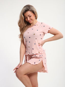 М445 Пижама Шалунья (бежевый)