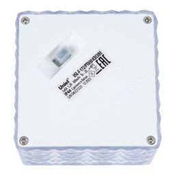 USL-F-172/PT050 ICECUBE Садовый светильник на солнечной батарее. 4 светодиода. Теплый белый свет. 1*АА Ni-Mh аккумулятор в/к. IP44. TM Uniel - Volpe фото 6