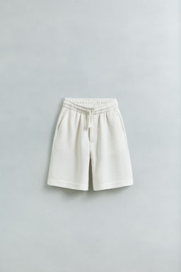 SLIM FIT TEXTURED BERMUDA SHORTS - Zara фото 5