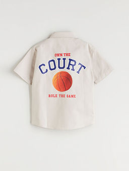 Pamuklu Cepli Erkek ?ocuk G?mlek