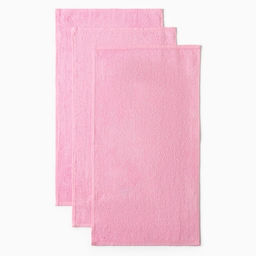 Полотенца махровые Этель LOVE, 3 шт., 30?60 см, хлопок 100%, розовые