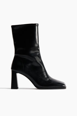 Botines con tac?n de bloque