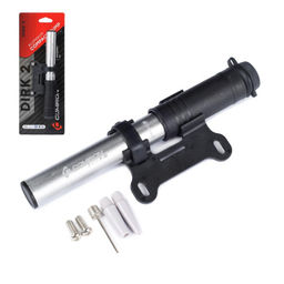 Велонасос COMIRON DIRK 2, алюминиевый цилиндр, PA пластиковая ручка, телескопический шланг, Presta-Schrader, 8,3 бар. /уп 100