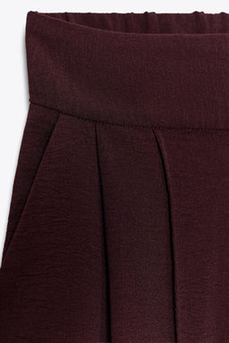 WIDE-LEG SEAM TROUSERS - Zara фото 18