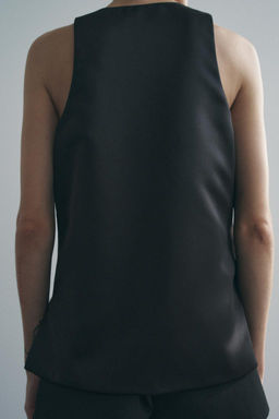 MINIMAL HEAVY SATEEN TOP - Zara фото 4