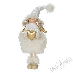 Девочка-ангел Золотое сердце малая15х11х47 см