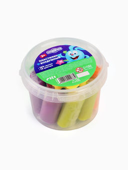 Тесто для лепки Смешарики, 12цветов 30 гр в ведерке