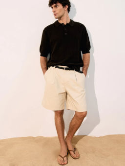 Джемпер поло фактурной вязки ZR2605043301-27 / Zarina