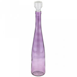Графин-штоф стеклянный "Рокса" 0,5л, д7см, h37см, "Скандик", лиловый (Россия)