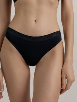 CONTE PRINT DOTS LB 2545 Трусы женские black - Conte elegant фото 5