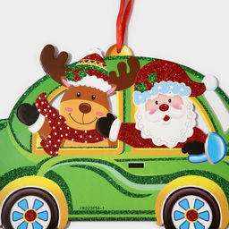 Новогоднее украшение настенное Merry Christmas, подвеска, 45?38.5 см