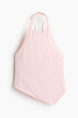 Top asim?trico con escote halter - H&m фото 8