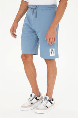 Мужские трикотажные шорты цвета индиго Неожиданная скидка в корзине - U.s. polo assn фото 2