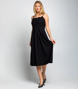 Платье #КТ3255, чёрный - Dommod фото 2