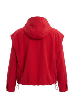 K_rm_z_ Oversize Kap__onlu Yazl_k Ceket Mont TWOAW27MO00094 - Trendyolmilla фото 4