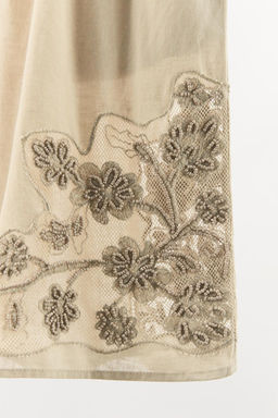 EMBROIDERED BEAD BERMUDA SHORTS - Zara фото 7