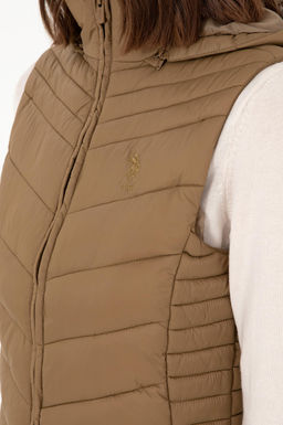 Женский жилет цвета хаки - U.s. polo assn фото 7