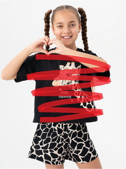 Шорты от Пижама "Жираф" детская девочка с шортами