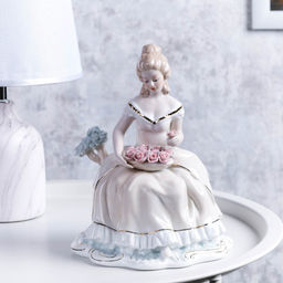 Статуэтка Дама с цветами 23 см / HP3156 /уп 18/ - Галеонтрейд фото 7