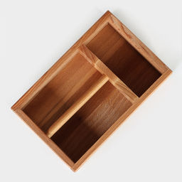 Салфетница - органайзер деревянная Adelica, 14×21.5×5 см, бук